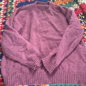 Land’s End Shetland sweater 100% wool men’s large 42-44